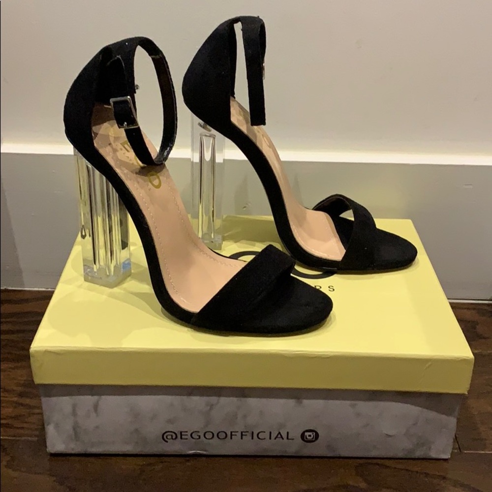 Ego Official Black and Clear Heel